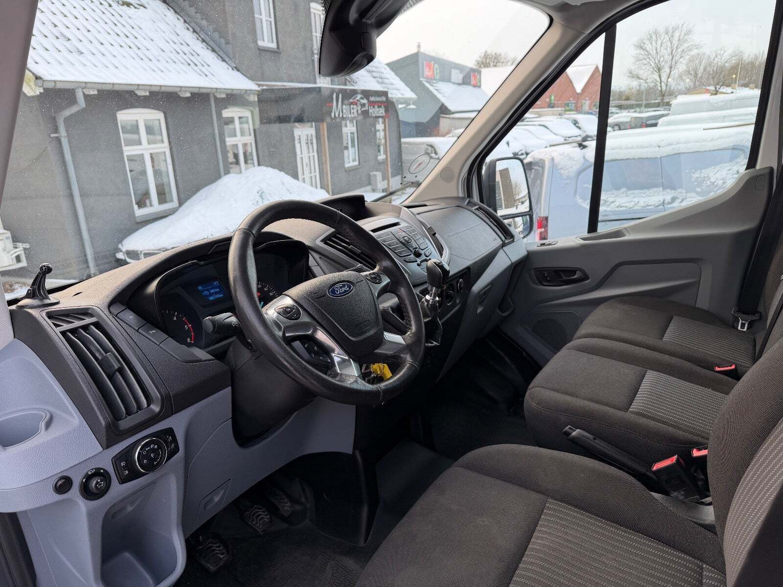 Hvid Ford Transit 350 L2 Van fra 2019