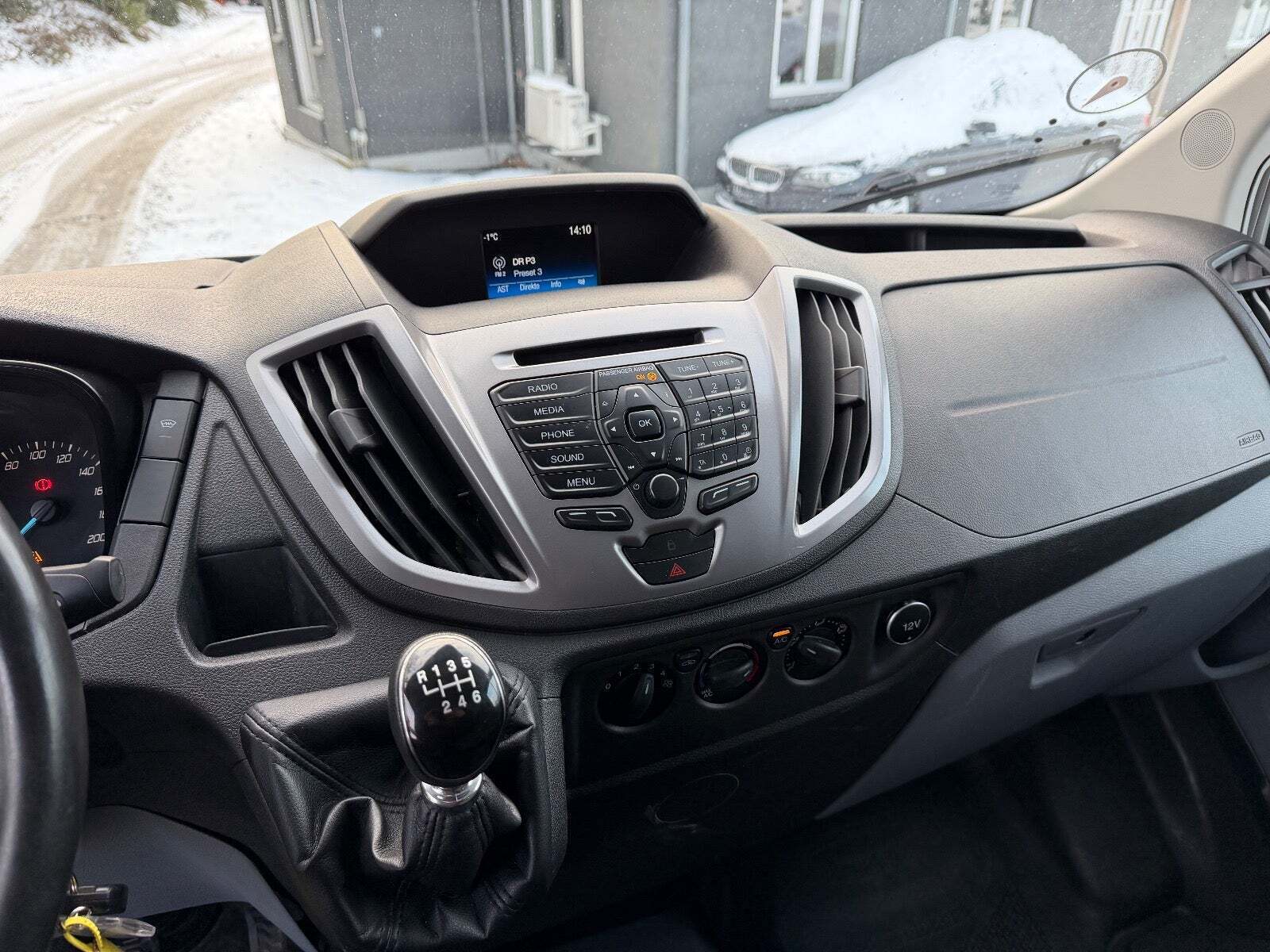 Hvid Ford Transit 350 L2 Van fra 2019