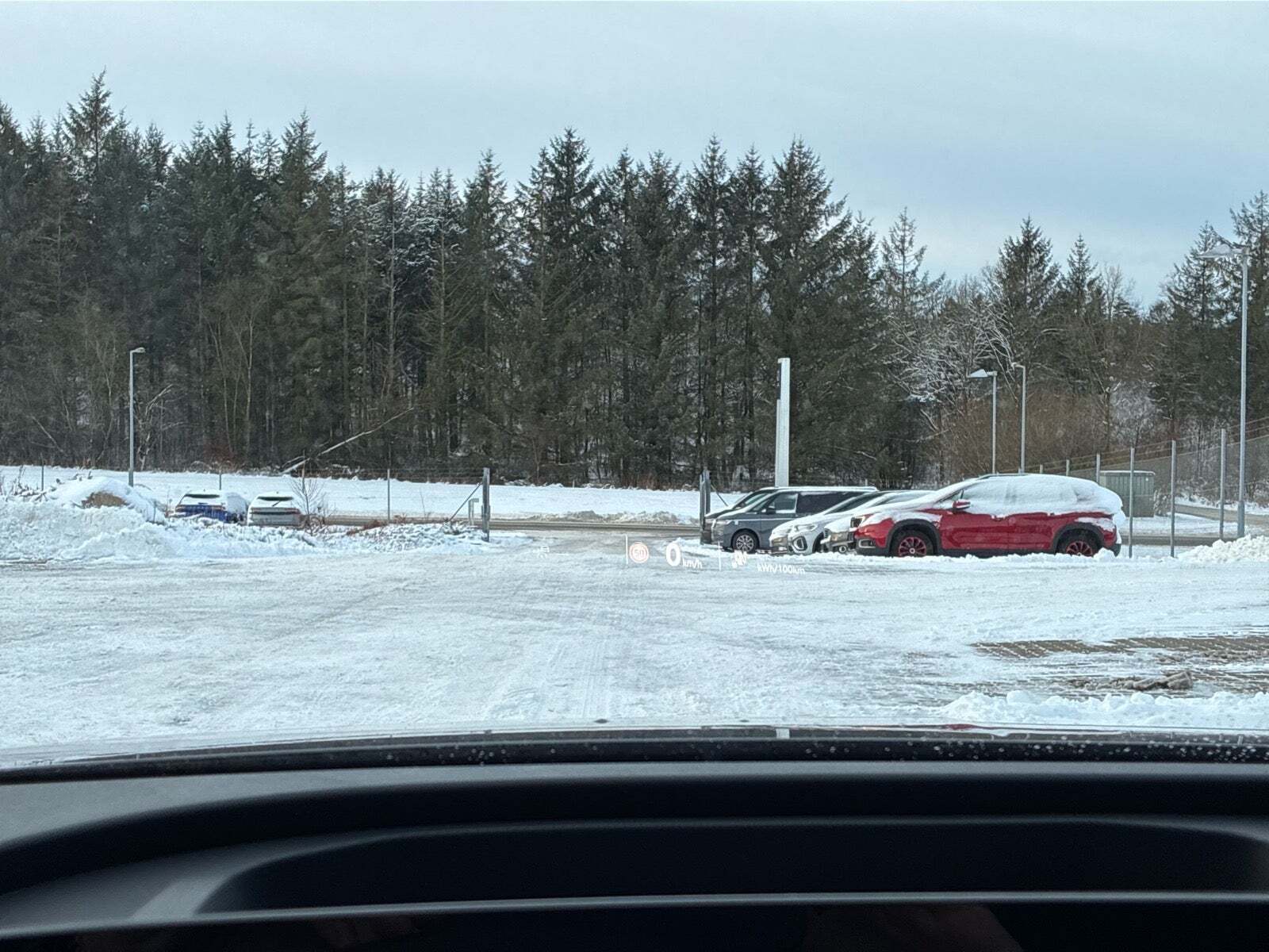 Grå Skoda Enyaq fra 2025