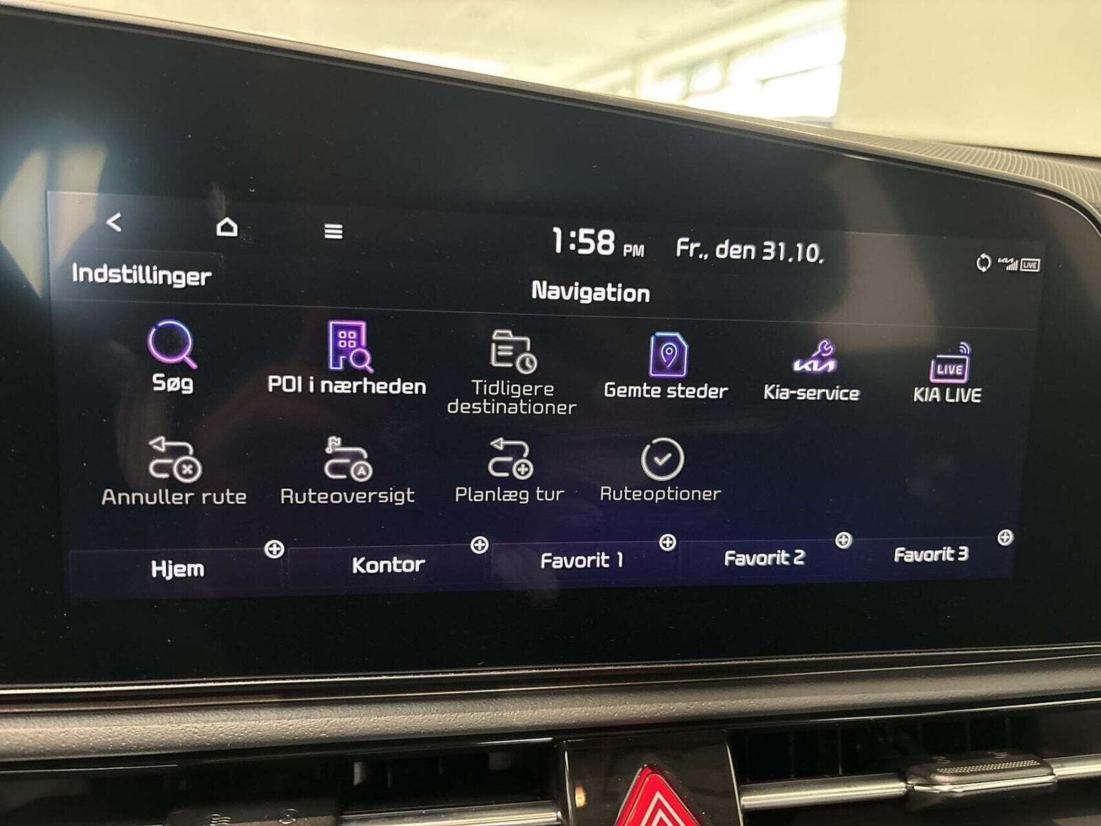 Blå Kia Niro fra 2024