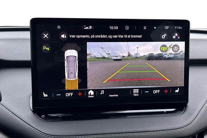 Grå Skoda Enyaq fra 2024