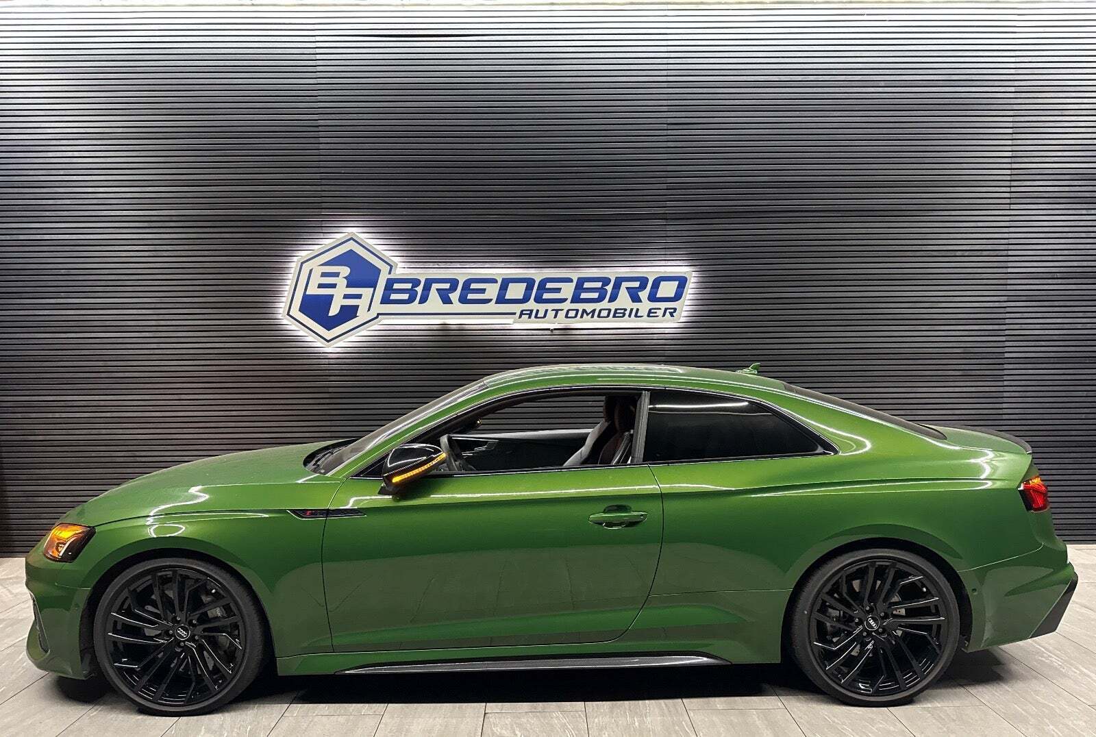 Grøn Audi RS5 fra 2020