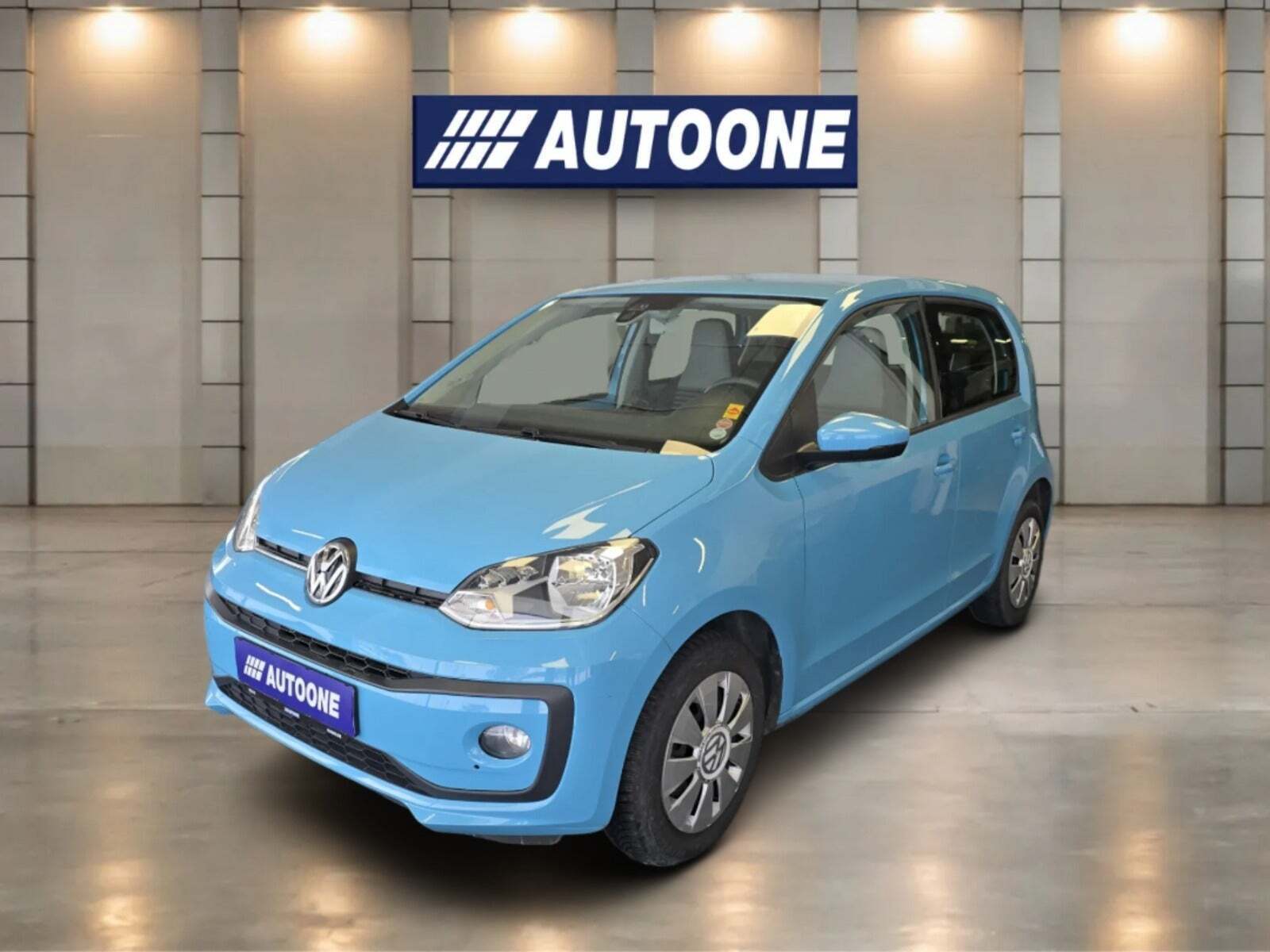 Blå VW UP! fra 2018