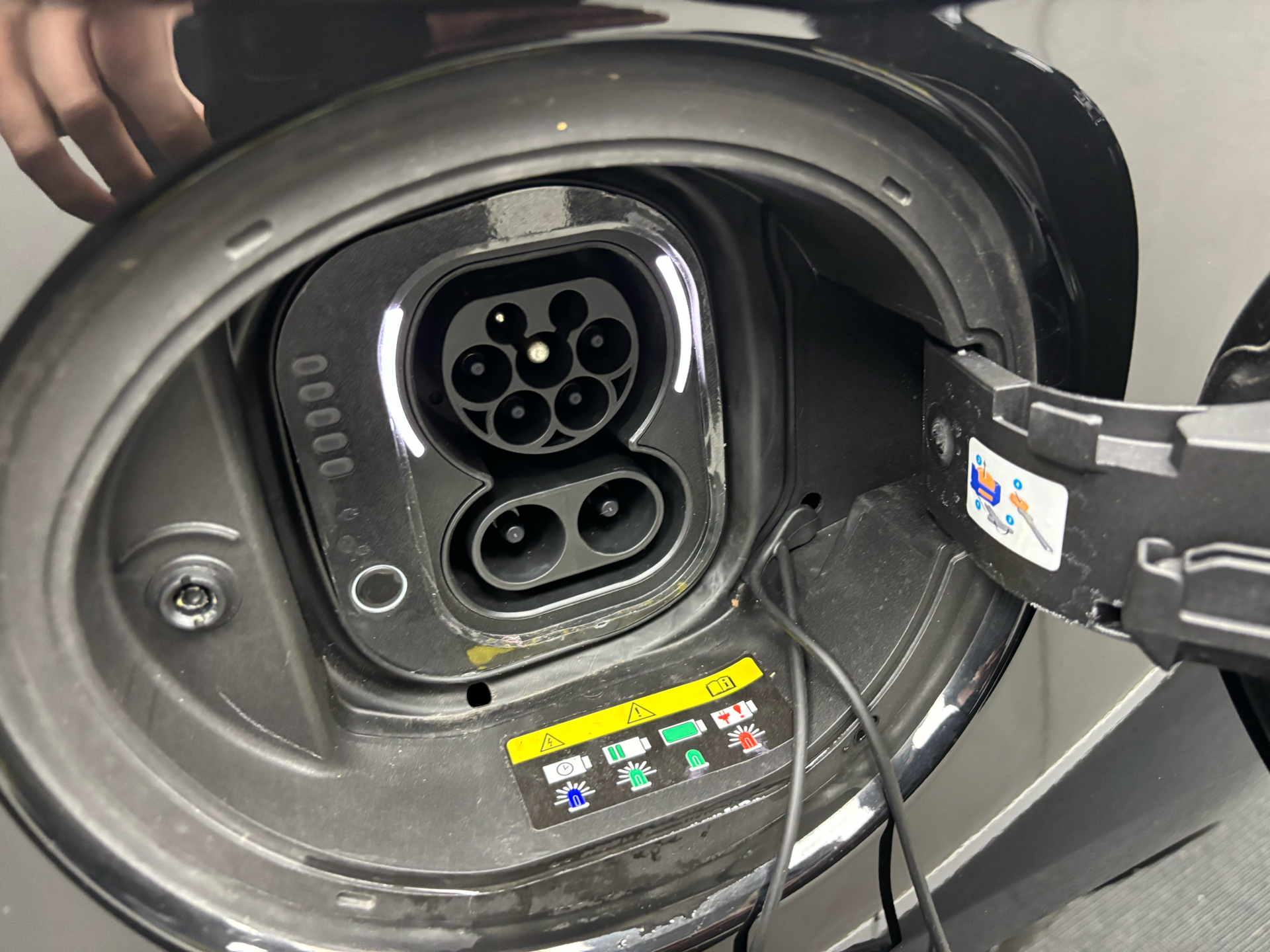 Sort Fiat 500e fra 2024