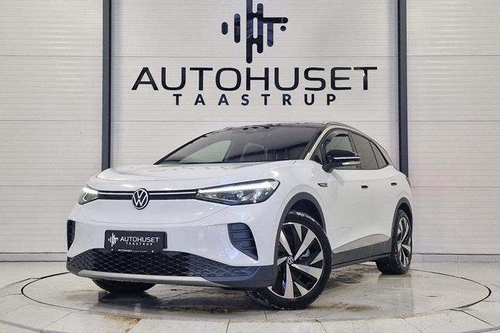Hvid VW ID.4 fra 2021 set udefra