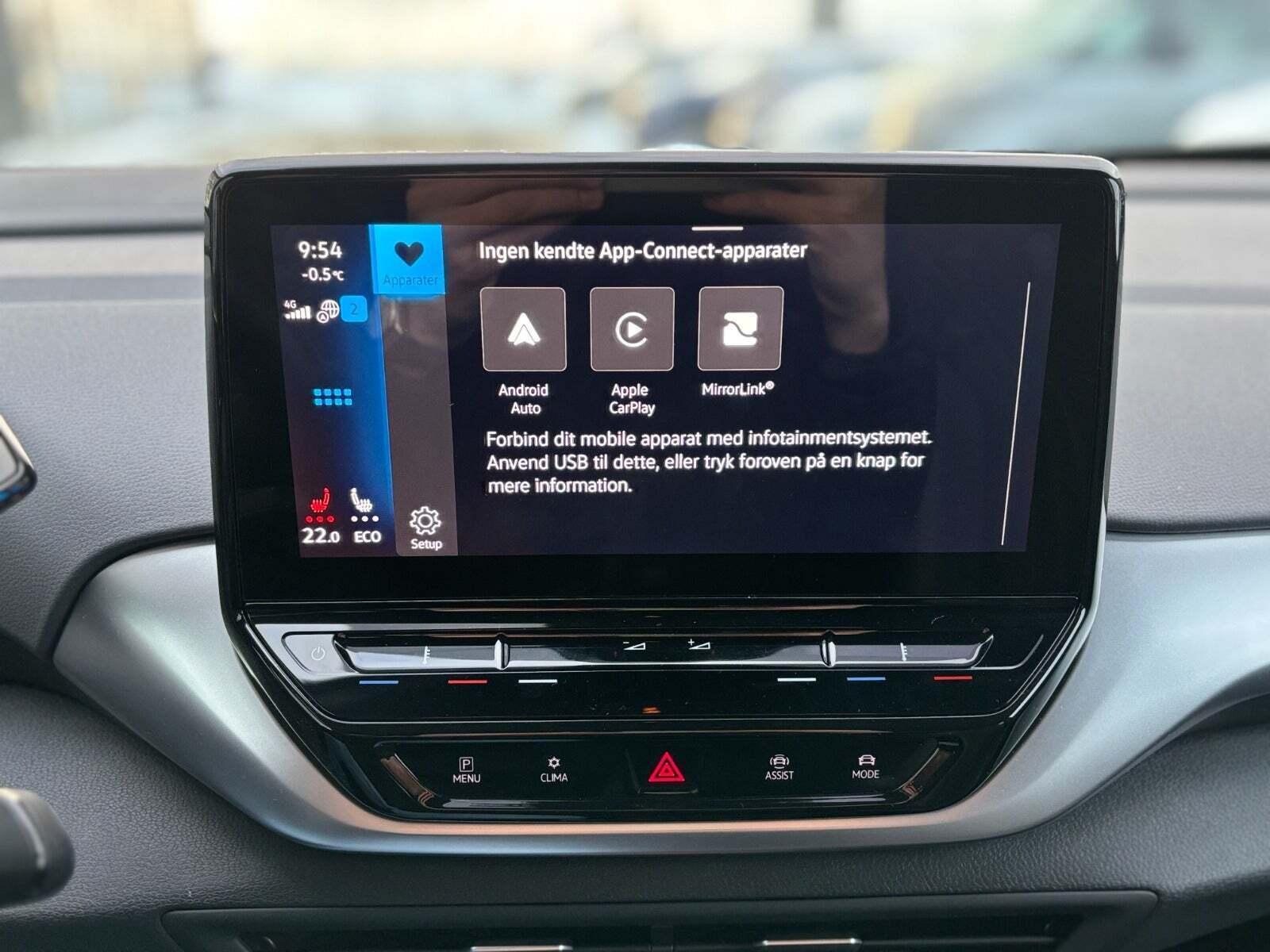 Blå VW ID.4 fra 2022