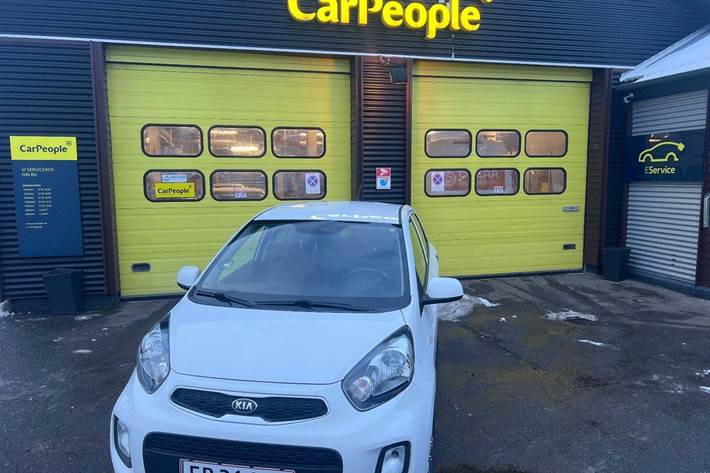 Hvid Kia Picanto fra 2016