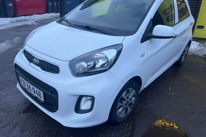 Hvid Kia Picanto fra 2016