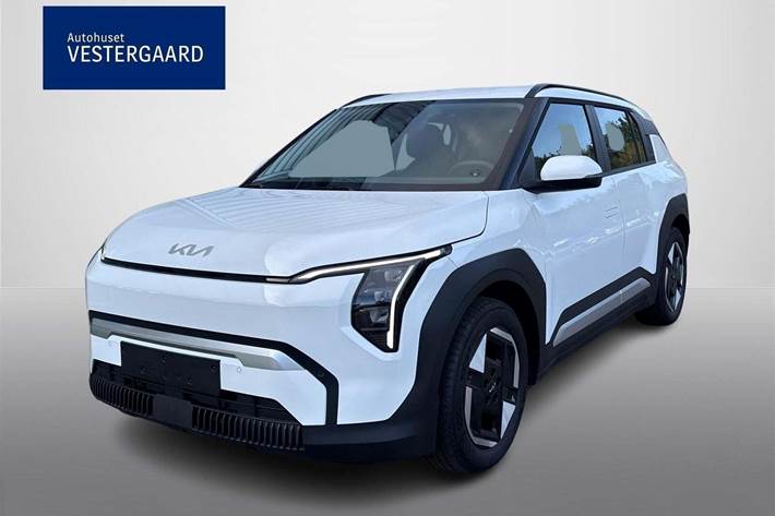 Hvid Kia EV3 fra 2025 set udefra