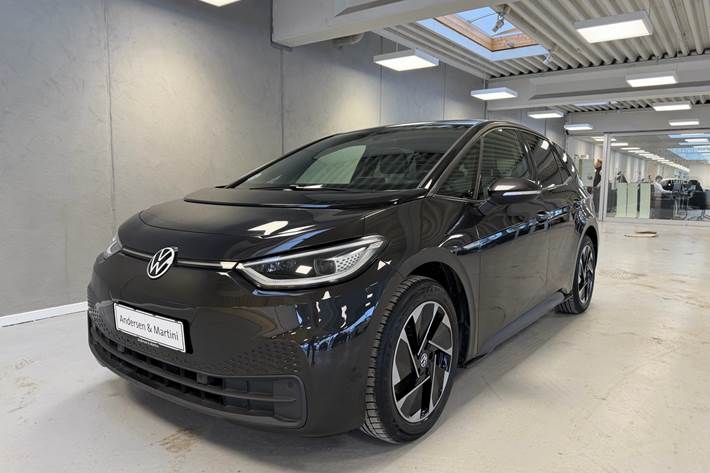 Grå VW ID.3 fra 2021 set udefra