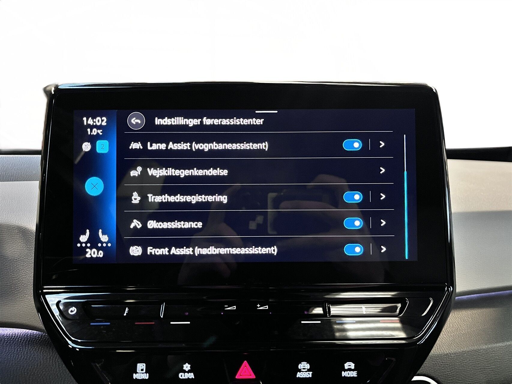 Grå VW ID.3 fra 2020