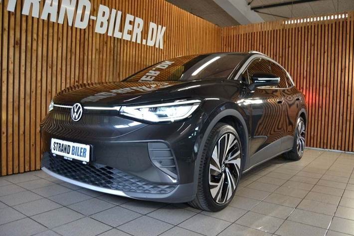 Grå VW ID.4 fra 2021 set udefra