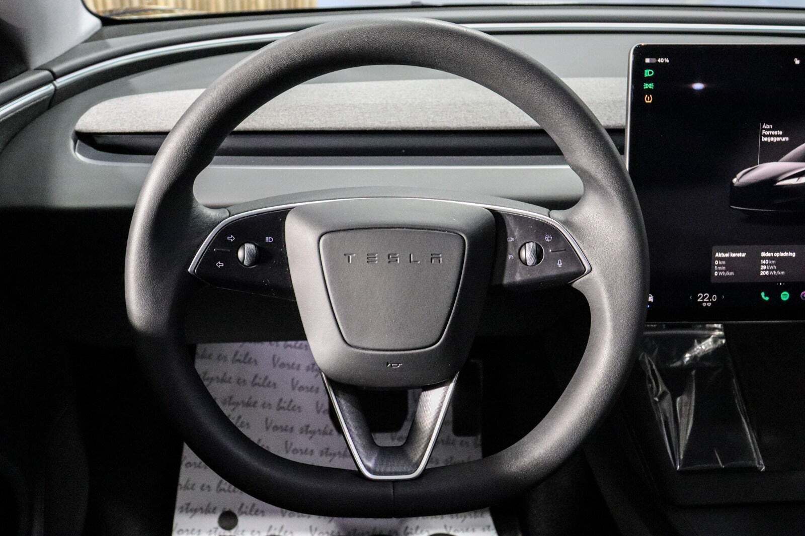 Sort Tesla Model 3 fra 2024