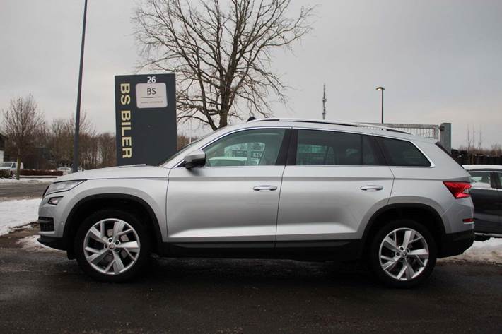 Sølv Skoda Kodiaq fra 2019