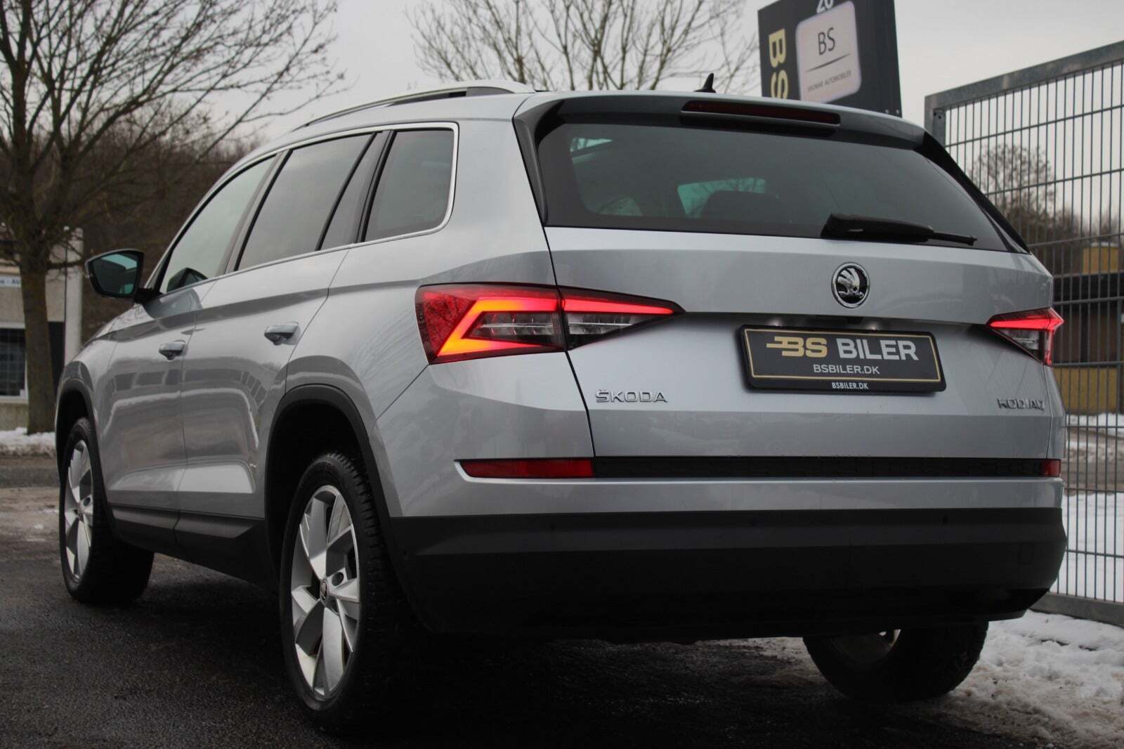 Sølv Skoda Kodiaq fra 2019