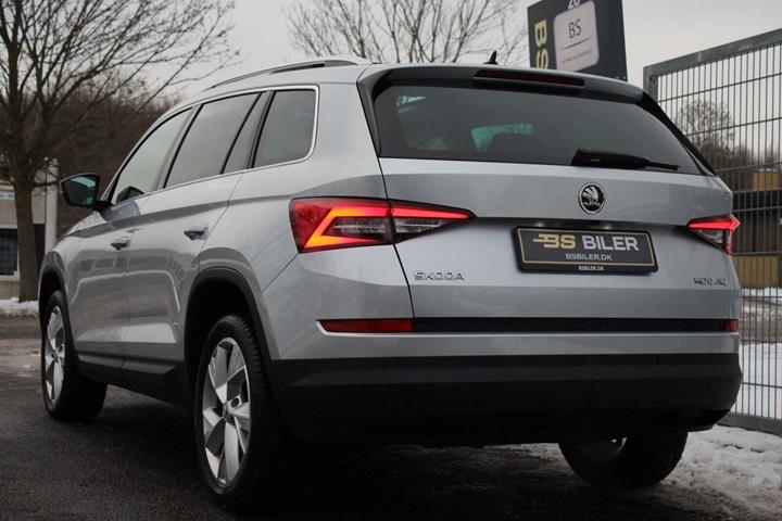 Sølv Skoda Kodiaq fra 2019