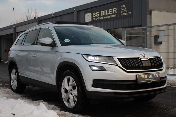 Sølv Skoda Kodiaq fra 2019