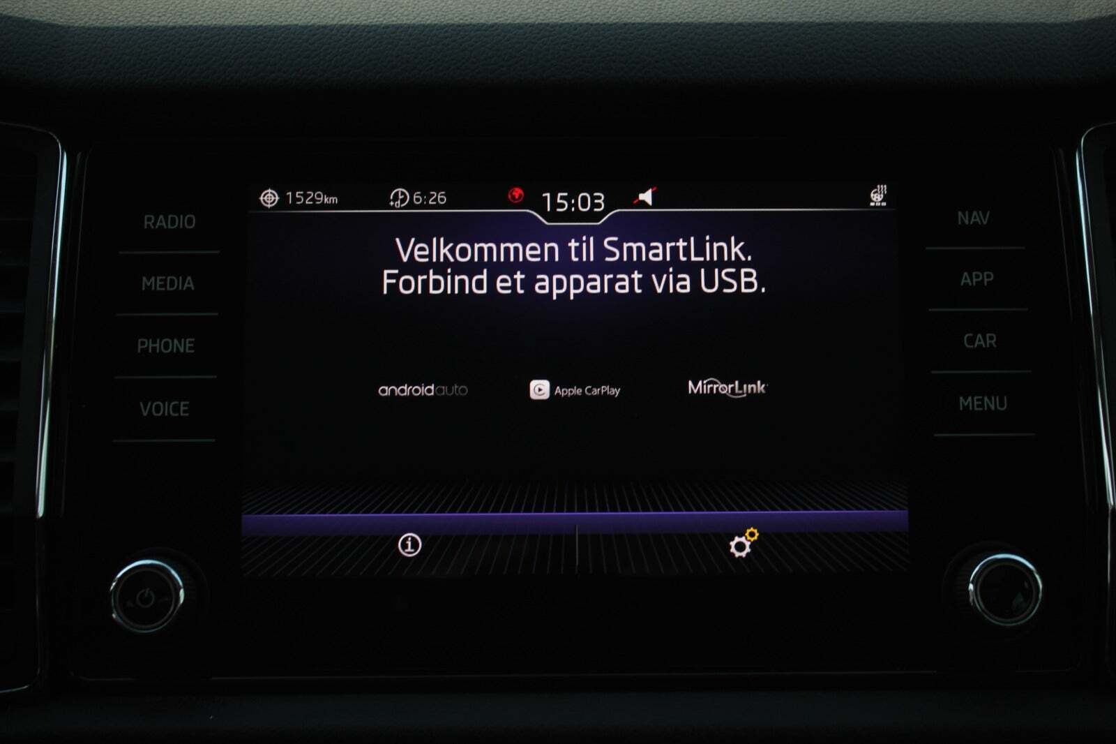 Sølv Skoda Kodiaq fra 2019