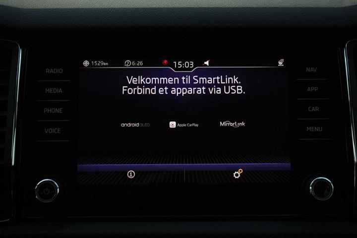 Sølv Skoda Kodiaq fra 2019