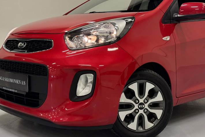 Rød Kia Picanto fra 2016
