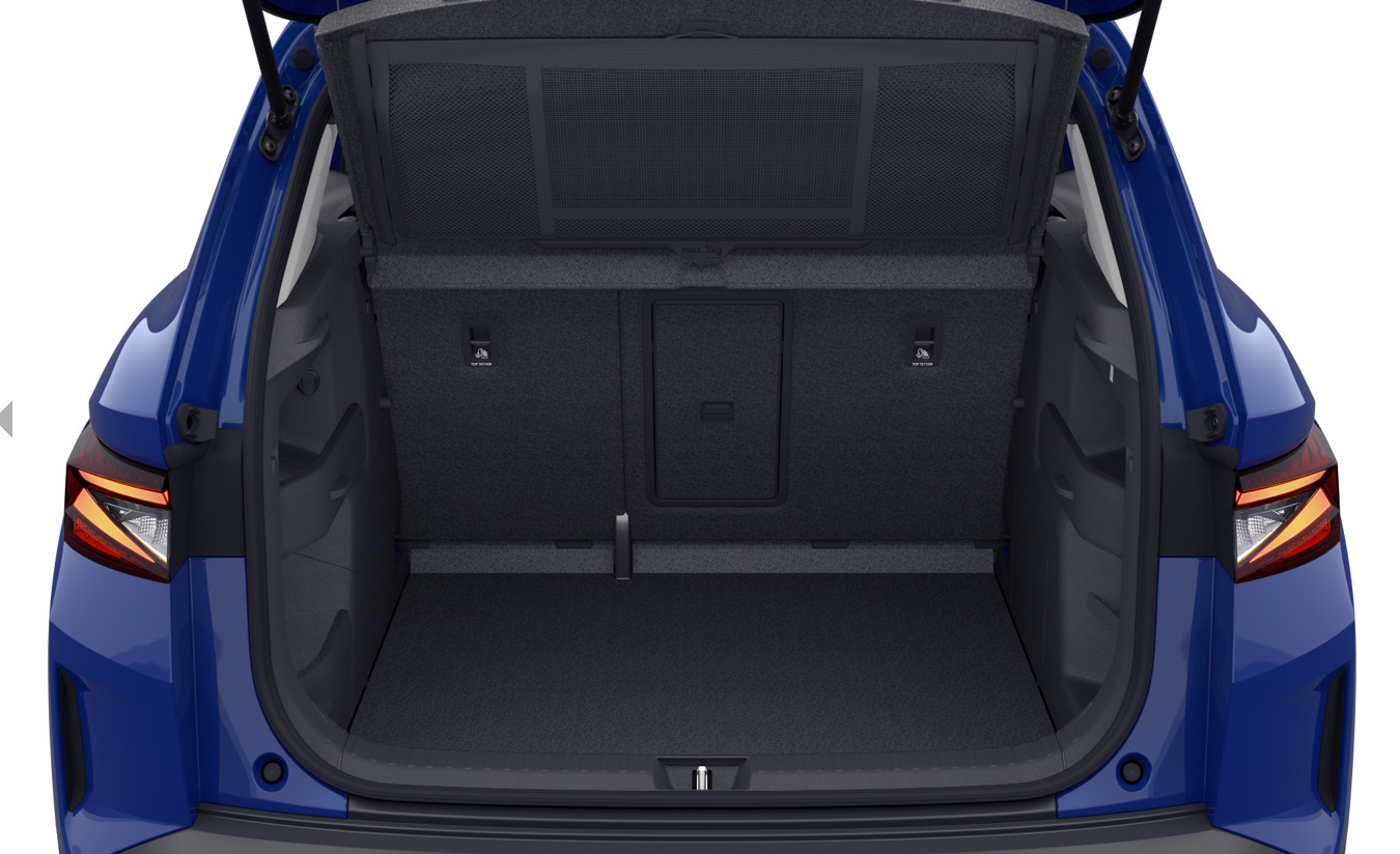 Blå Skoda Elroq fra 2025