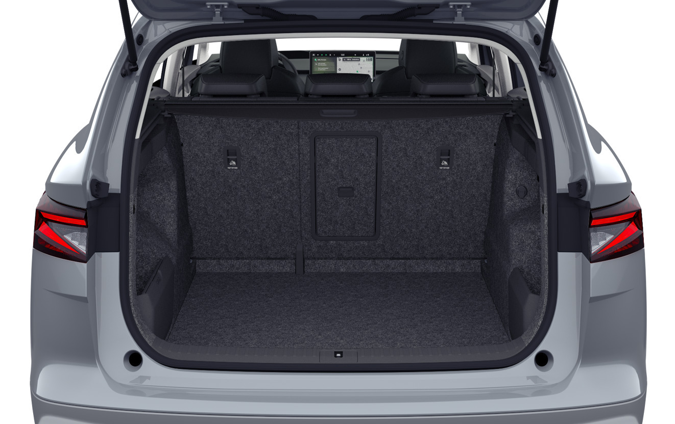 Sølv Skoda Enyaq fra 2026