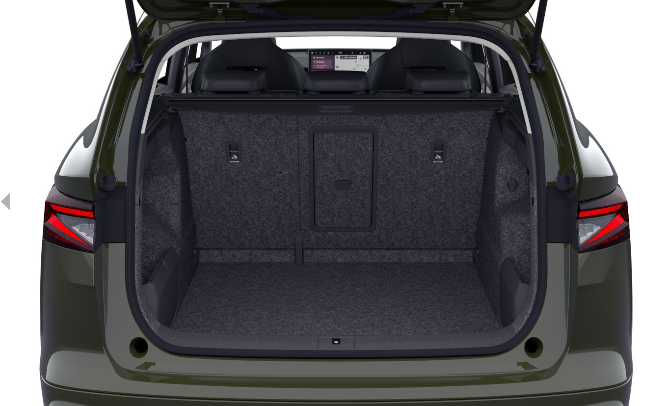 Grøn Skoda Enyaq fra 2026