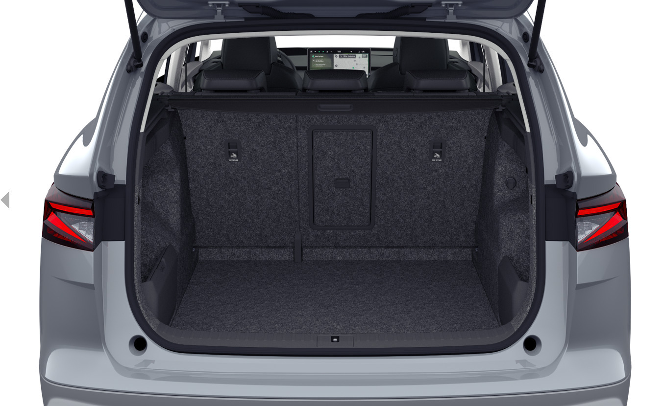 Sølv Skoda Enyaq fra 2026