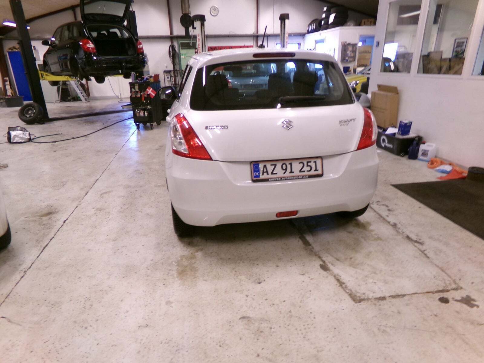 Hvid Suzuki Swift fra 2012