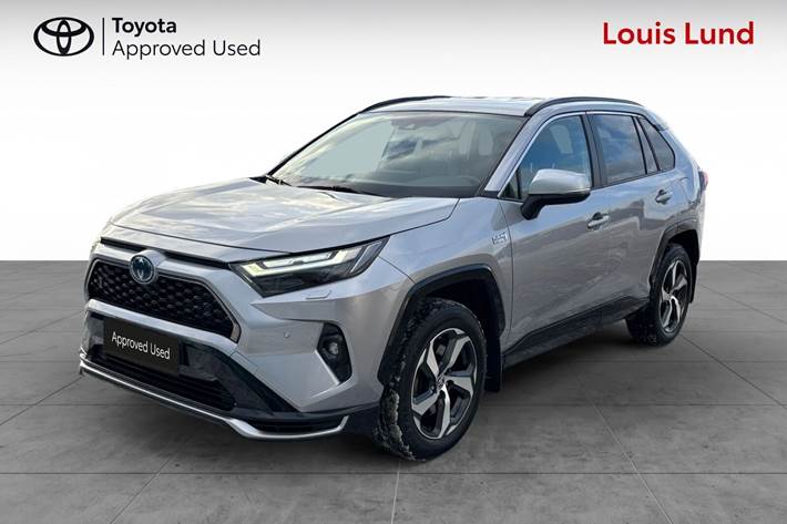 Grå Toyota RAV4 Plug-in fra 2022 set udefra