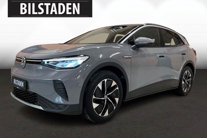 Grå VW ID.4 fra 2022 set udefra