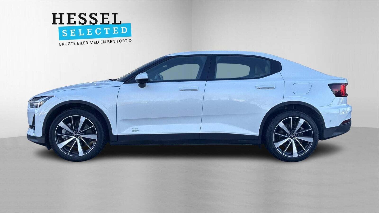 Hvid Polestar 2 fra 2023