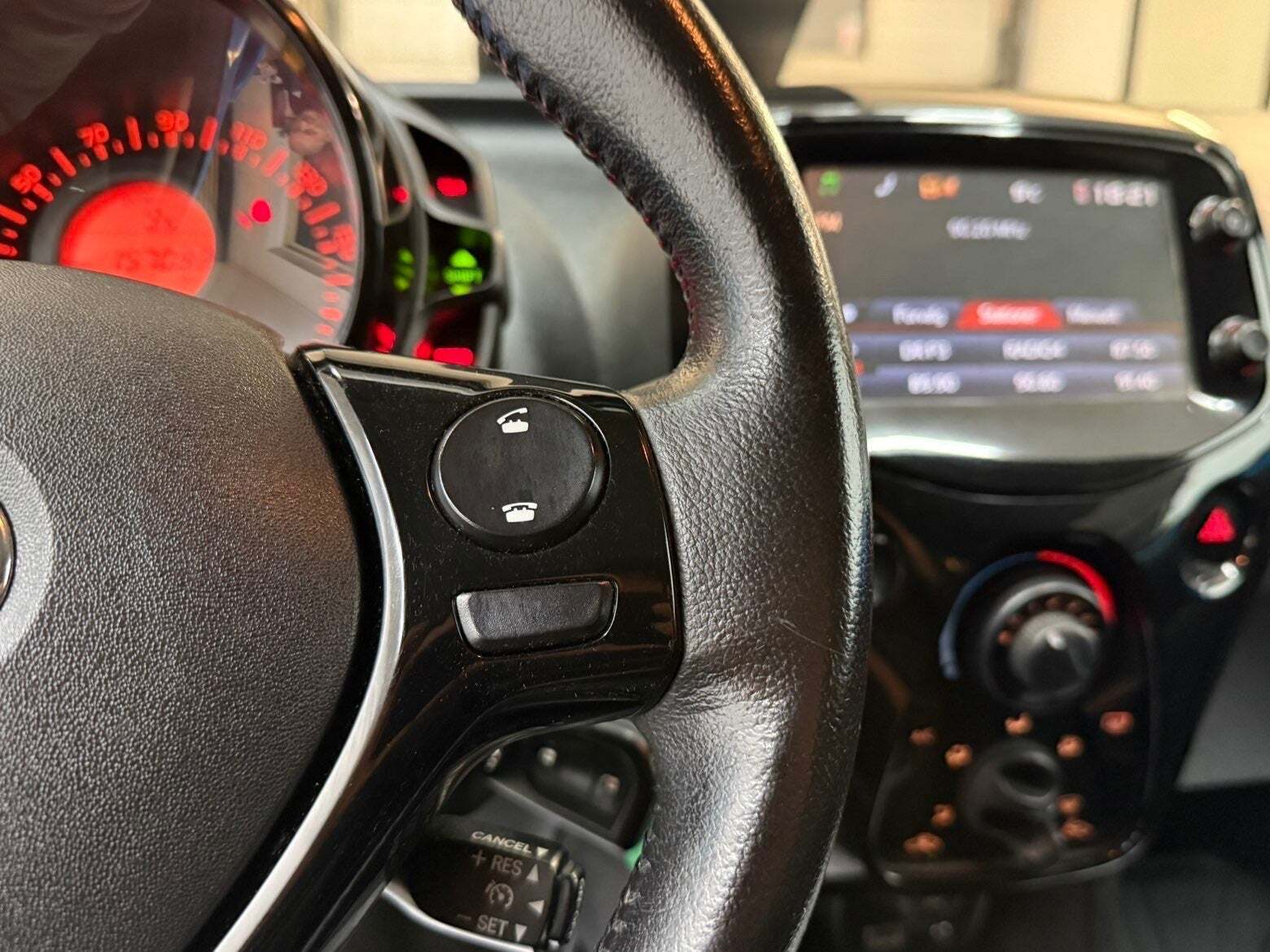 Grøn Toyota Aygo fra 2016