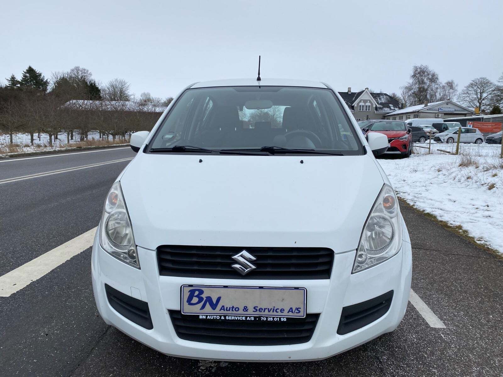 Hvid Suzuki Splash fra 2010