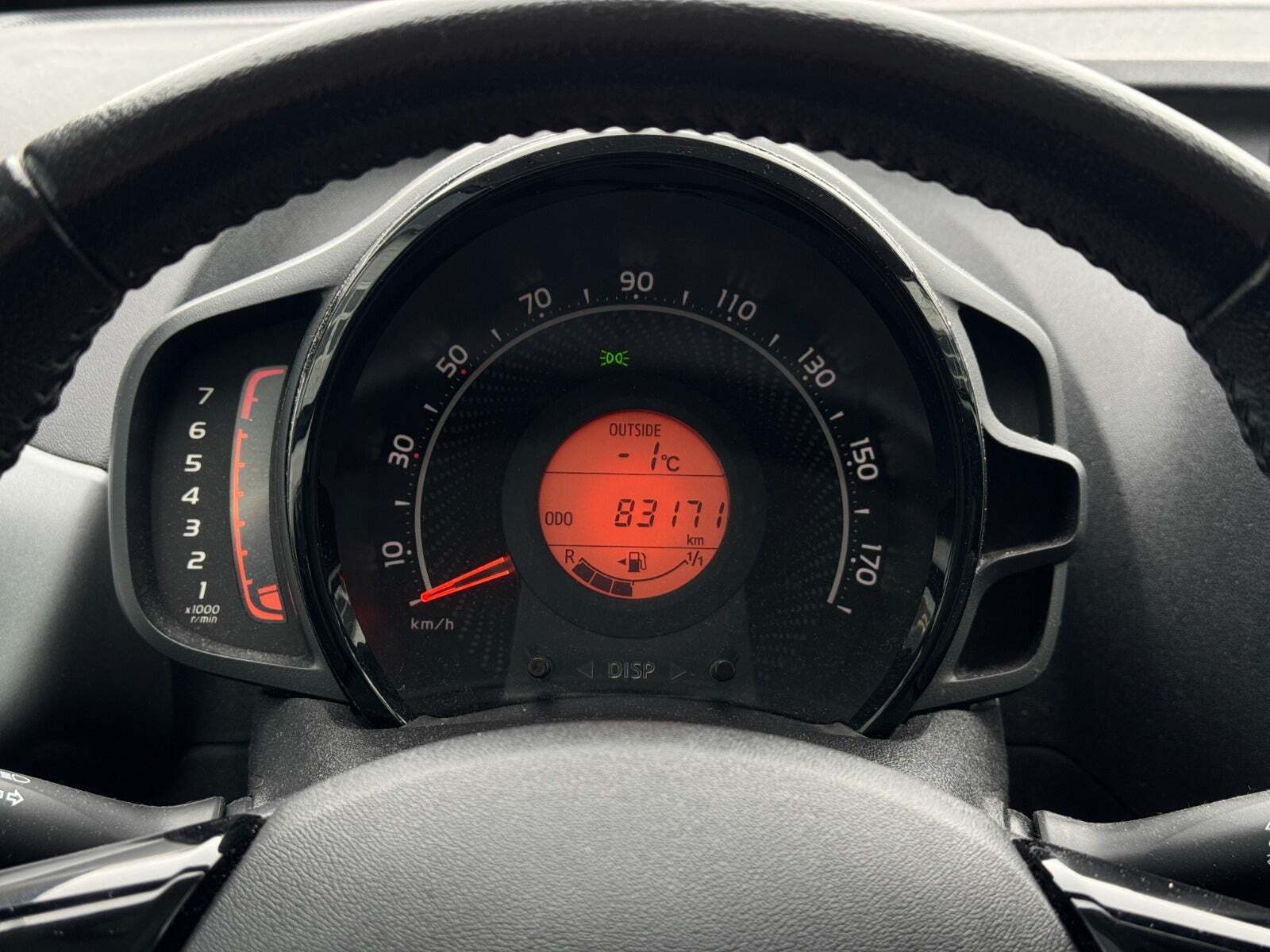 Hvid Toyota Aygo fra 2019