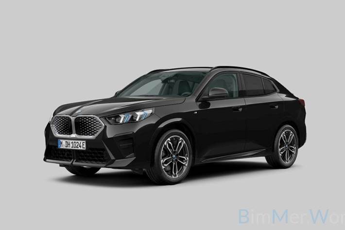 Sort BMW iX2 fra 2025 set udefra