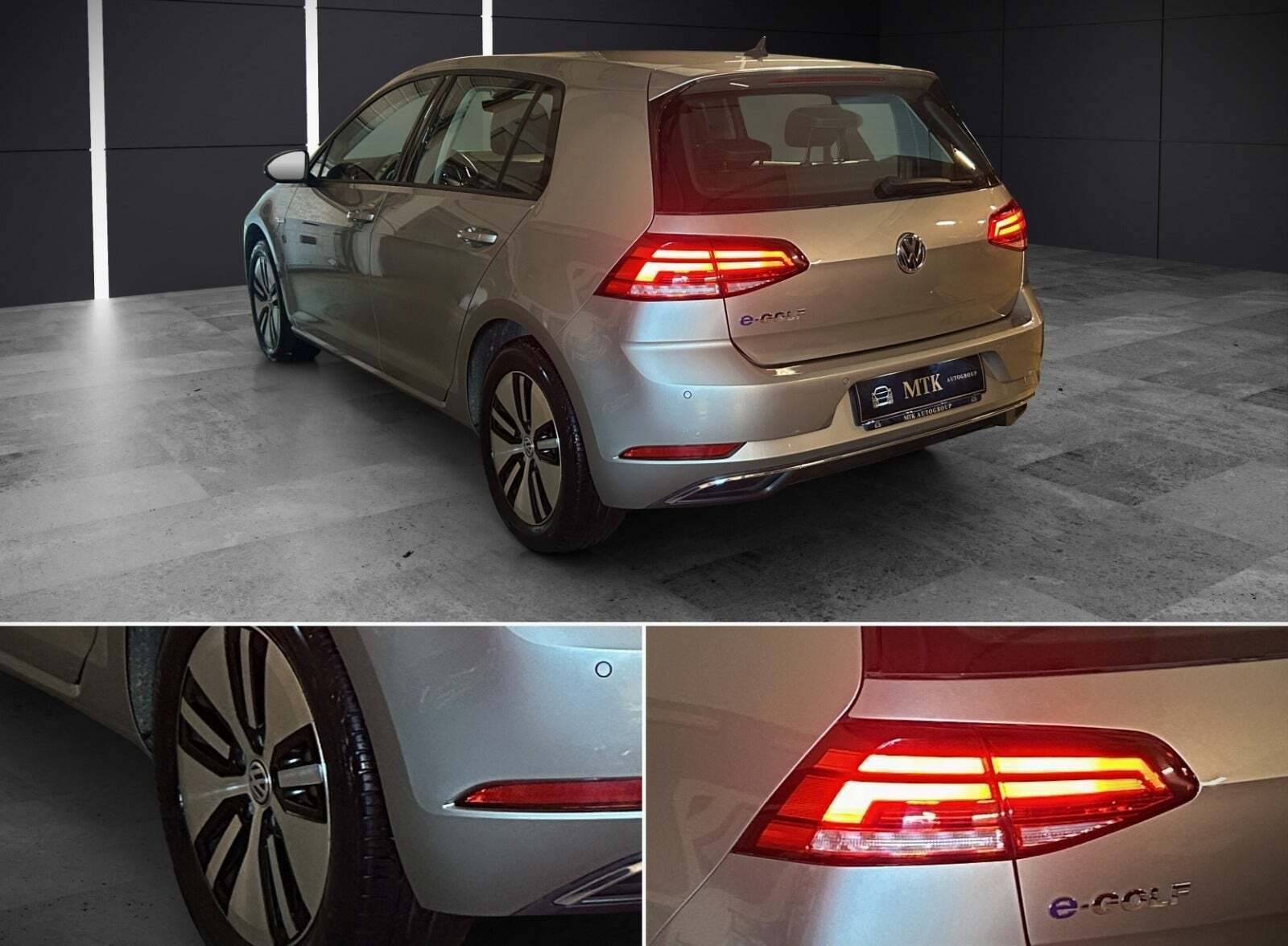 Sølv VW e-Golf VII fra 2020