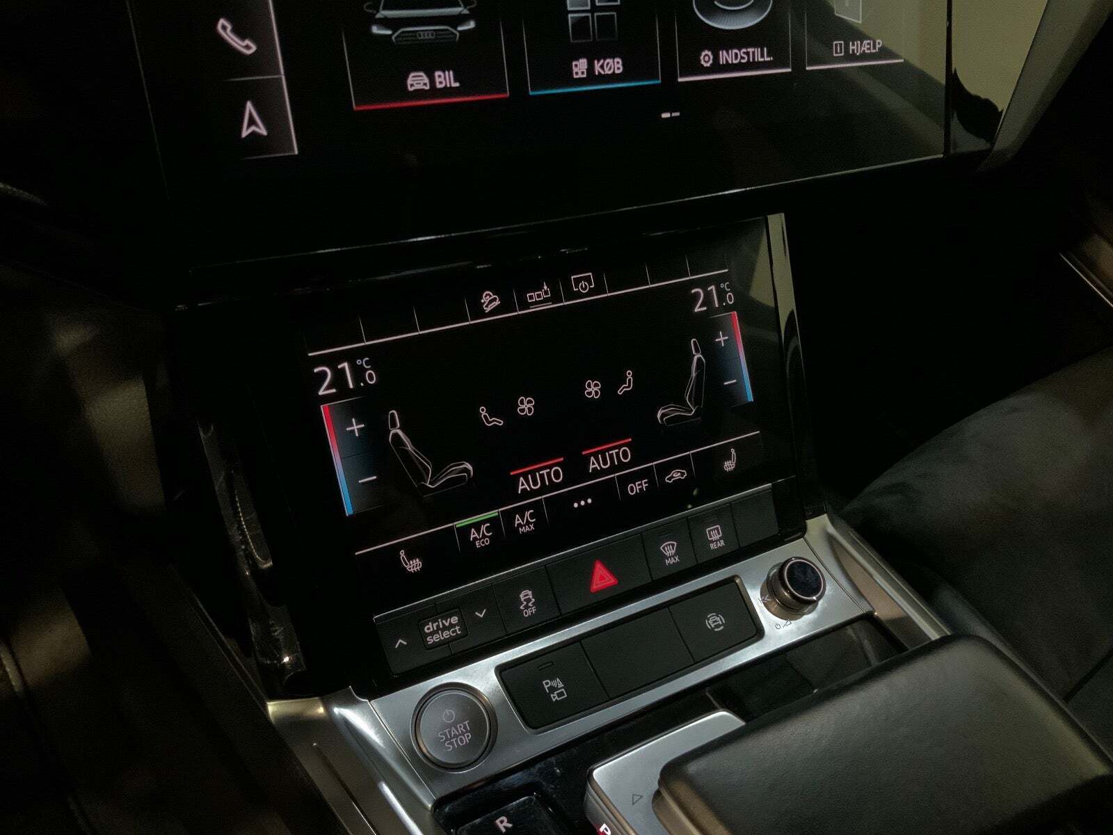 Sort Audi e-tron fra 2019