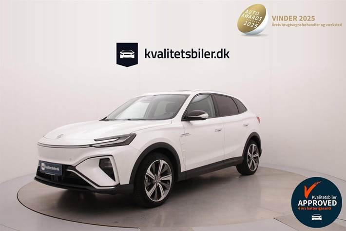 Hvid MG Marvel R fra 2024 set udefra