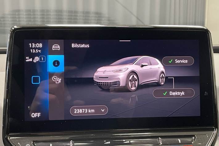 Hvid VW ID.3 fra 2021