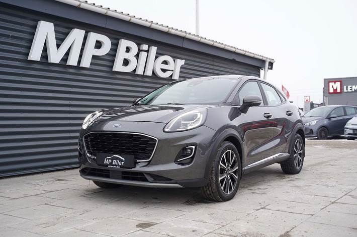Grå Ford Puma fra 2020 set udefra