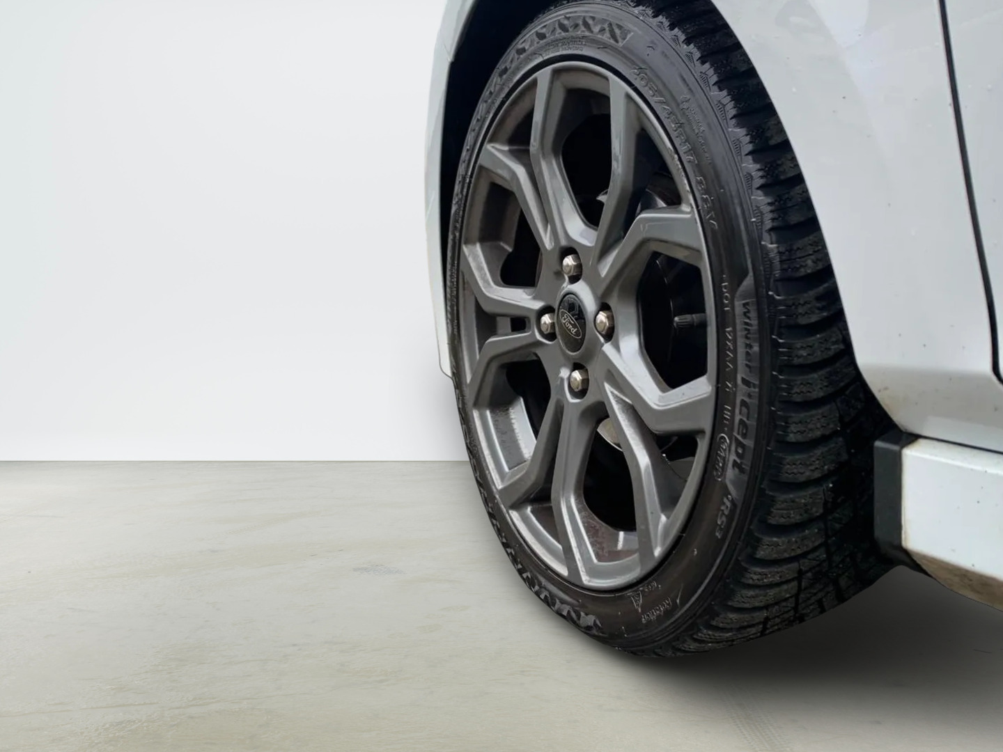 Hvid Ford Fiesta fra 2018