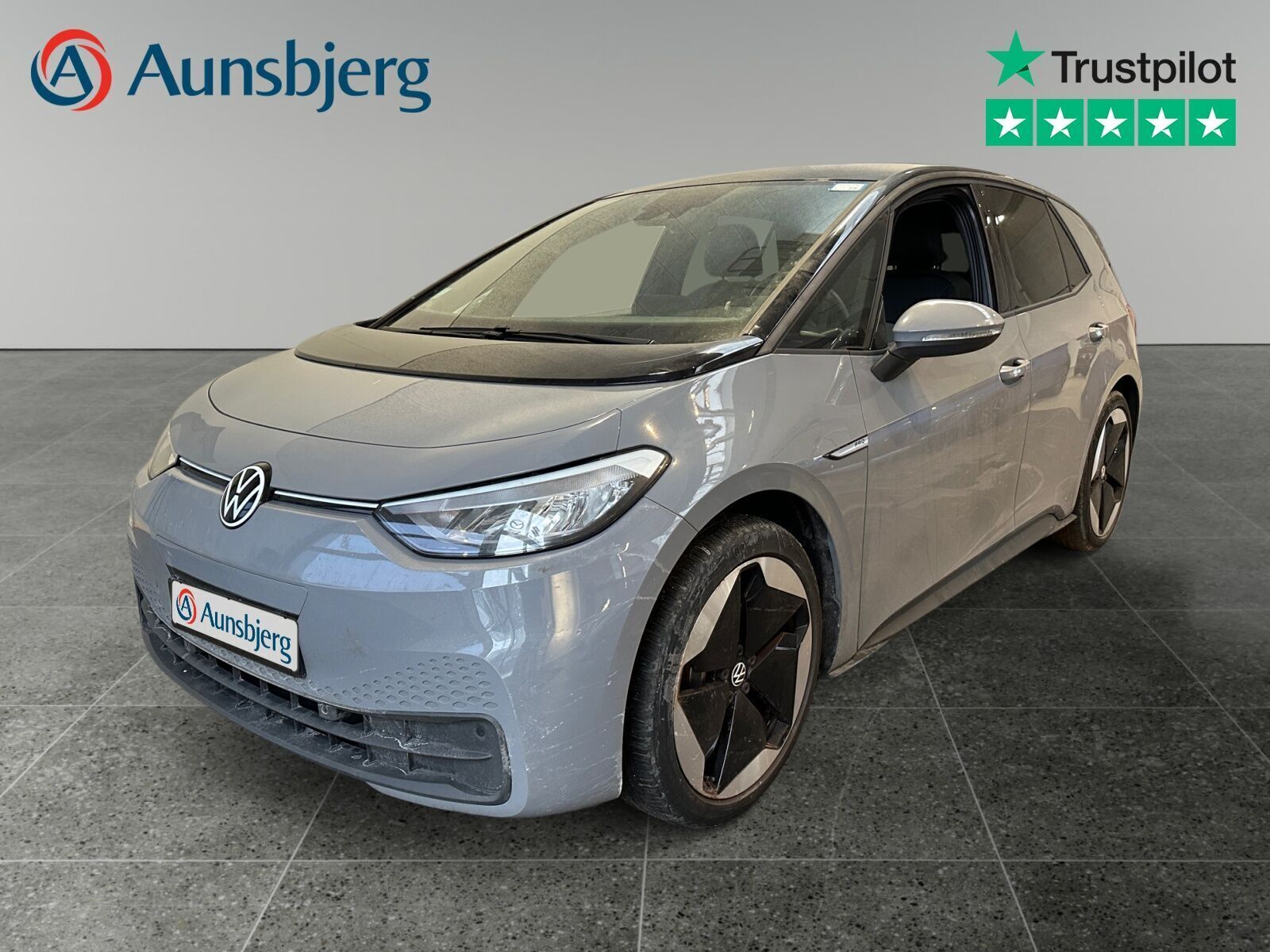 Grå VW ID.3 fra 2023