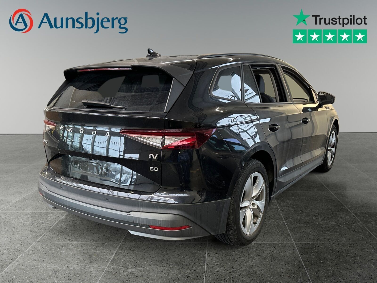 Sort Skoda Enyaq fra 2023