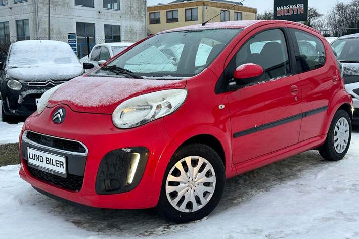 Rød Citroën C1 fra 2014