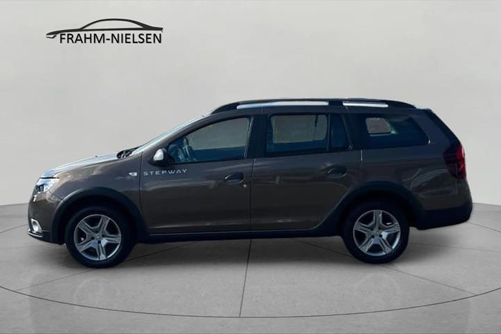 Brun Dacia Logan fra 2019