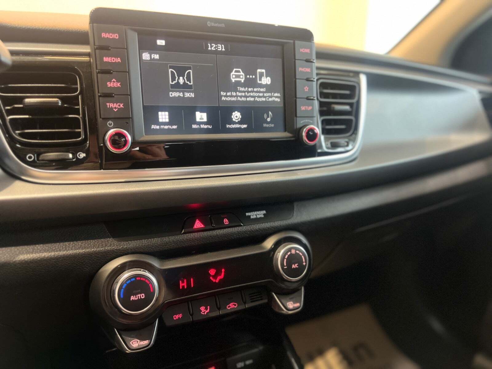 Sort Kia Rio fra 2019