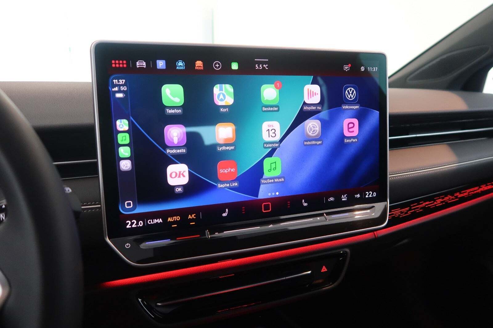 Hvid VW ID.7 fra 2025