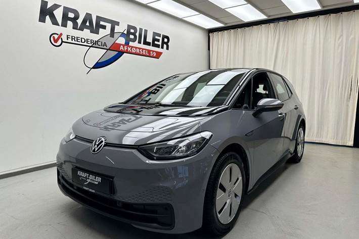 Grå VW ID.3 fra 2022 set udefra