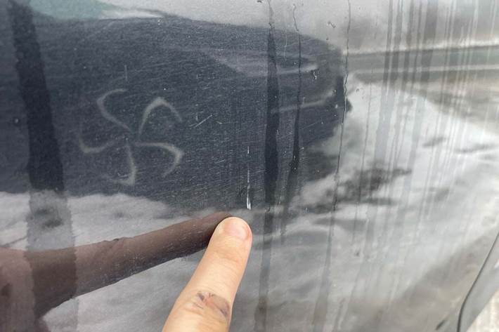 Sort Opel Astra fra 2012